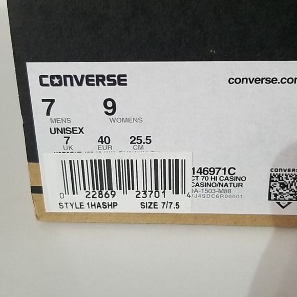 Converse Allstars Womens sz 9 - Picture 8 of 8